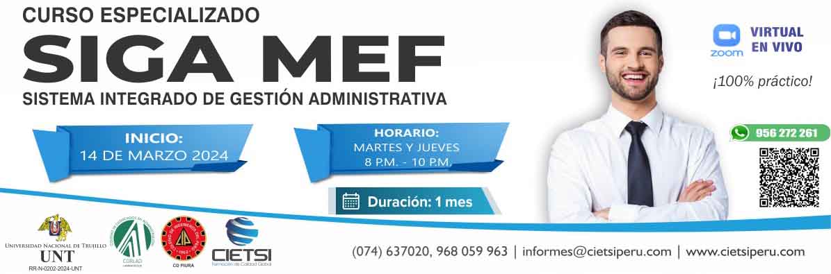 CURSO ESPECIALIZADO SIGA MEF 2024